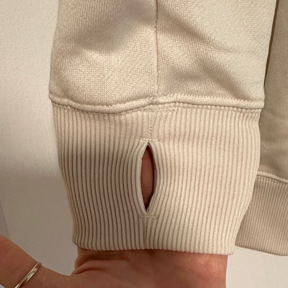 Volcom Cream Hoodie with Black Accents - Picture 4 of 4